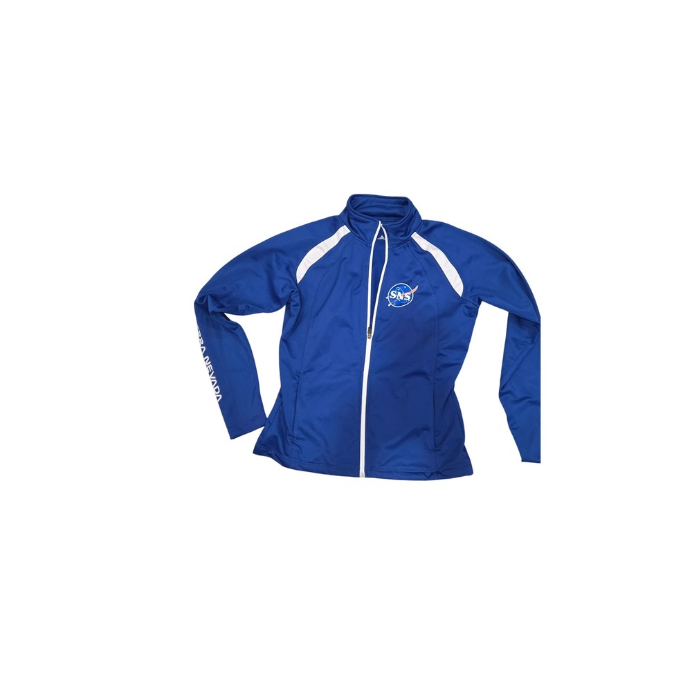 Sport-Tek Sierra Nevada Blue Full Zip Ladies Track Jacket Athletic Activewear